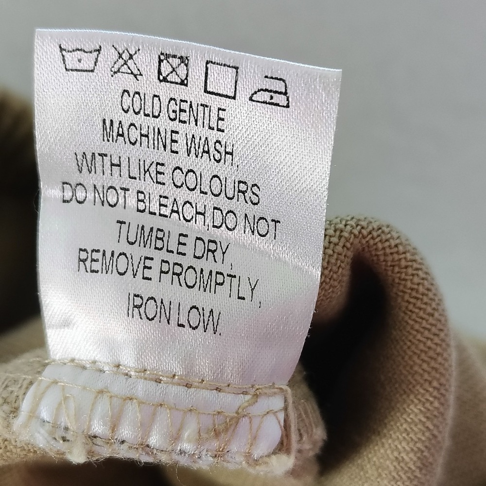 Princess‎ Polly Nique Nickei Utility Cargo Pants Size 2 Beige High Rise PPEB776 - Picture 7 of 10